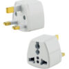 LEDTM αντάπτορας ρεύματος PT-1545, UK/Universal, ατσάλι, λευκός