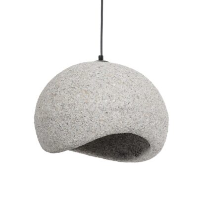 Alternative view of LEDTM® STONE 204-0123 Μοντέρνο Κρεμαστό Φωτιστικό Οροφής με Ντουί 1 x E27 AC 220-240V IP20 - Γκρι- Μ35 x Π31 x Υ26cm
