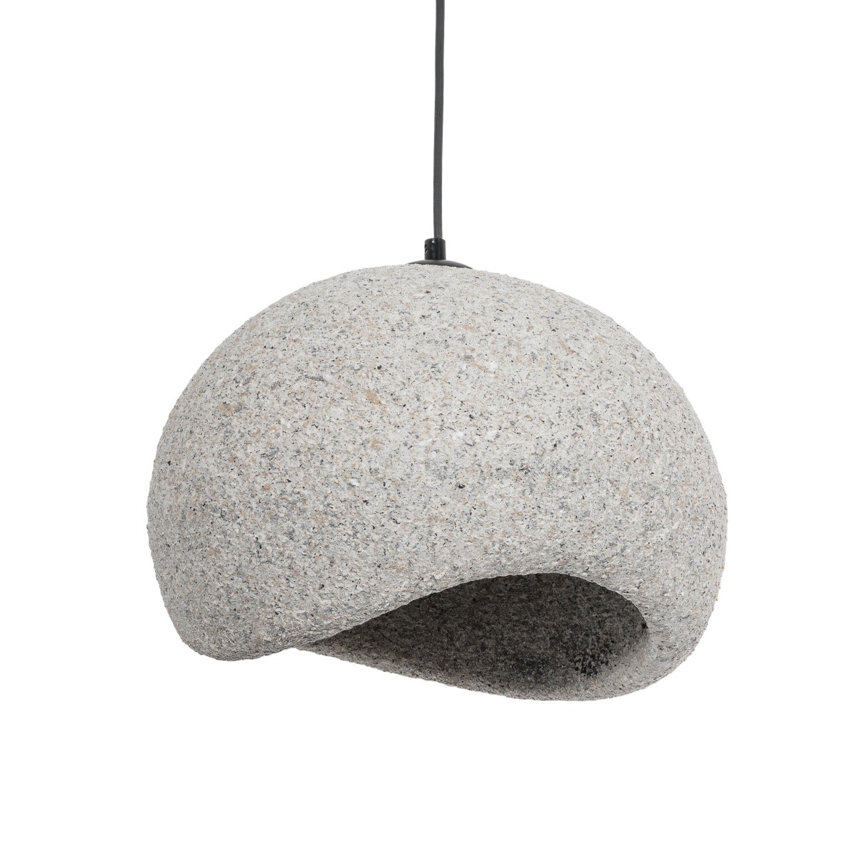 LEDTM® STONE 204-0123 Μοντέρνο Κρεμαστό Φωτιστικό Οροφής με Ντουί 1 x E27 AC 220-240V IP20 - Γκρι- Μ35 x Π31 x Υ26cm - Image 2