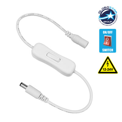 LEDTM® 73301 Διακόπτης On/Off Λευκός DC 12-24V Max 120W