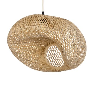 LEDTM® CARIBBEAN 01723 Boho Κρεμαστό Φωτιστικό Οροφής με Ντουί 1 x E27 AC 220-240V IP20 - Μπεζ - Μ45 x Π45 x Υ24cm