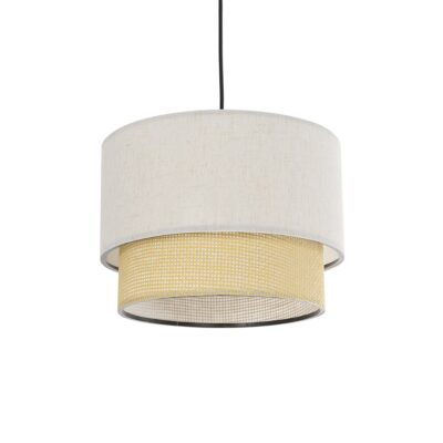 Alternative view of LEDTM® BIGGIE 204-0099 Μοντέρνο Κρεμαστό Φωτιστικό Οροφής με Ντουί 1 x E27 AC 220-240V IP20 - Μπεζ - Μ30 x Π30 x Υ23,5cm