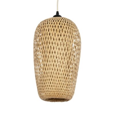 LEDTM® SAN TROPEZ 00764 Boho Κρεμαστό Φωτιστικό Οροφής με Ντουί 1 x E27 AC 220-240V IP20 - Μπεζ - Μ23 x Π23 x Υ42cm
