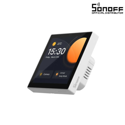 LEDTM® 80095 SONOFF NSPanel86PW Wi-Fi & Zigbee 3.0 Smart Scene Wall Switch (86/EU Type) - AC 100-240V - Integrated HMI Touch Panel - Smart Controller & Gateway for All Smart Devises