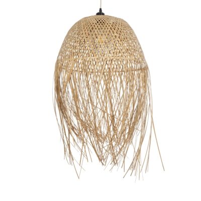 LEDTM® MANILA 01714 Boho Κρεμαστό Φωτιστικό Οροφής με Ντουί 1 x E27 AC 220-240V IP20 - Μπεζ - Μ45 x Π45 x Υ60cm
