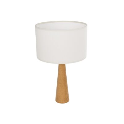 Alternative view of LEDTM® COBRA 204-0066 Μοντέρνο Επιτραπέζιο Φωτιστικό Πορτατίφ με Ντουί 1 x E27 AC 220-240V IP20 - Μπεζ & Λευκό - Μ24 x Π24 x Υ39cm