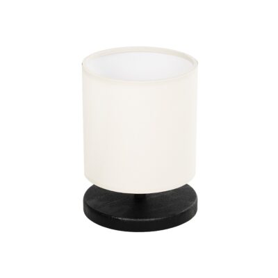 Alternative view of LEDTM® MINNIE 204-0062 Μοντέρνο Επιτραπέζιο Φωτιστικό Πορτατίφ με Ντουί 1 x E14 AC 220-240V IP20 - Μαύρο & Μπεζ - Μ15 x Π15 x Υ21cm