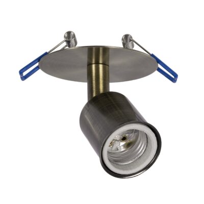 LEDTM® SARA 999-0062 Χωνευτό Φωτιστικό Οροφής με Ντουί 1 x E27 AC 220-240V IP20 - Μπρούτζινο - Μ8.5 x Π8.5 x Υ11cm