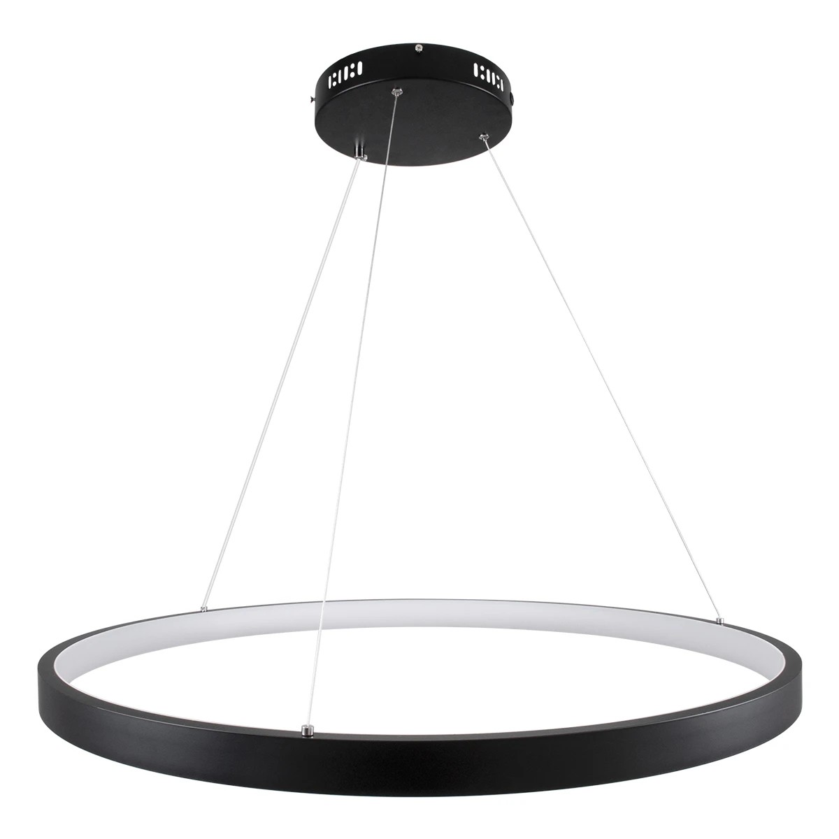 kelvo® NEMESIS KLV-101-0211 Κρεμαστό Φωτιστικό Οροφής LED 67W 6700lm 180° AC 220-240V IP20 Ρυθμιζόμενο Λευκό CCT με Χειριστήριο από 2700K έως 6000K Dimmable - Lumileds SMD Chip - Μαύρο Ματ - Μ80 x Π80 x Υ4cm - 3 Χρόνια Εγγύηση - Image 5
