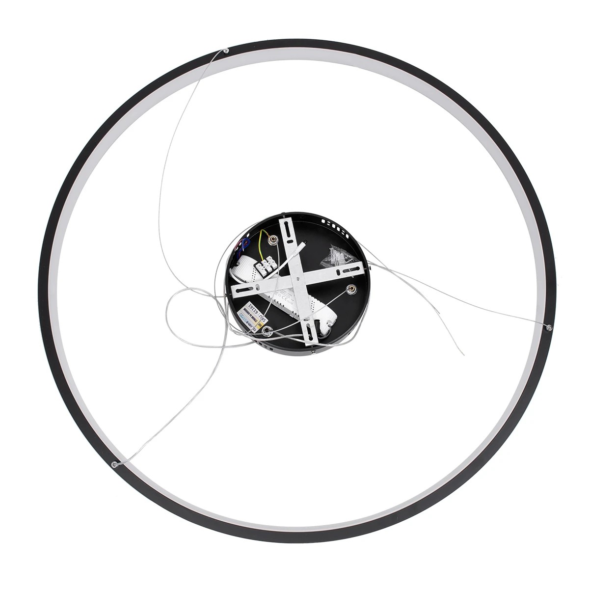 kelvo® NEMESIS KLV-101-0211 Κρεμαστό Φωτιστικό Οροφής LED 67W 6700lm 180° AC 220-240V IP20 Ρυθμιζόμενο Λευκό CCT με Χειριστήριο από 2700K έως 6000K Dimmable - Lumileds SMD Chip - Μαύρο Ματ - Μ80 x Π80 x Υ4cm - 3 Χρόνια Εγγύηση - Image 8