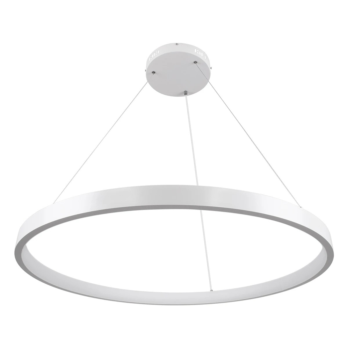 kelvo® NEMESIS KLV-101-0212 Κρεμαστό Φωτιστικό Οροφής LED 67W 6700lm 180° AC 220-240V IP20 Ρυθμιζόμενο Λευκό CCT με Χειριστήριο από 2700K έως 6000K Dimmable - Lumileds SMD Chip - Λευκό Ματ - Μ80 x Π80 x Υ4cm - 3 Χρόνια Εγγύηση - Image 3