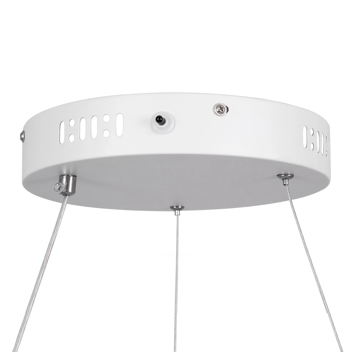 kelvo® NEMESIS KLV-101-0212 Κρεμαστό Φωτιστικό Οροφής LED 67W 6700lm 180° AC 220-240V IP20 Ρυθμιζόμενο Λευκό CCT με Χειριστήριο από 2700K έως 6000K Dimmable - Lumileds SMD Chip - Λευκό Ματ - Μ80 x Π80 x Υ4cm - 3 Χρόνια Εγγύηση - Image 7