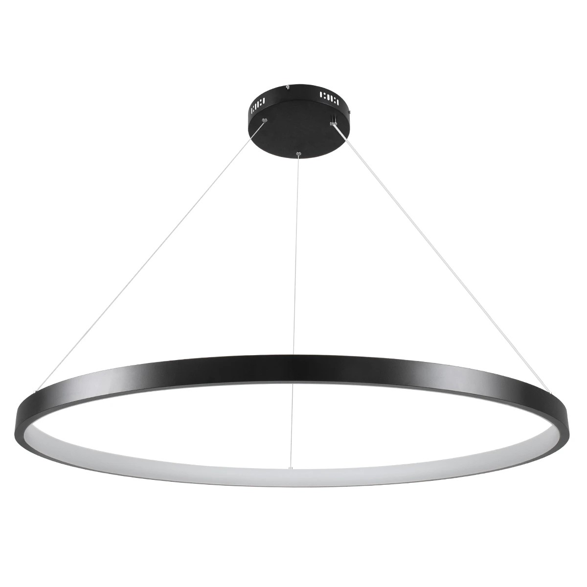 kelvo® NEMESIS KLV-101-0214 Κρεμαστό Φωτιστικό Οροφής LED 75W 7500lm 180° AC 220-240V IP20 Ρυθμιζόμενο Λευκό CCT με Χειριστήριο από 2700K έως 6000K Dimmable - Lumileds SMD Chip - Μαύρο Ματ - Μ100 x Π100 x Υ4cm - 3 Χρόνια Εγγύηση - Image 3