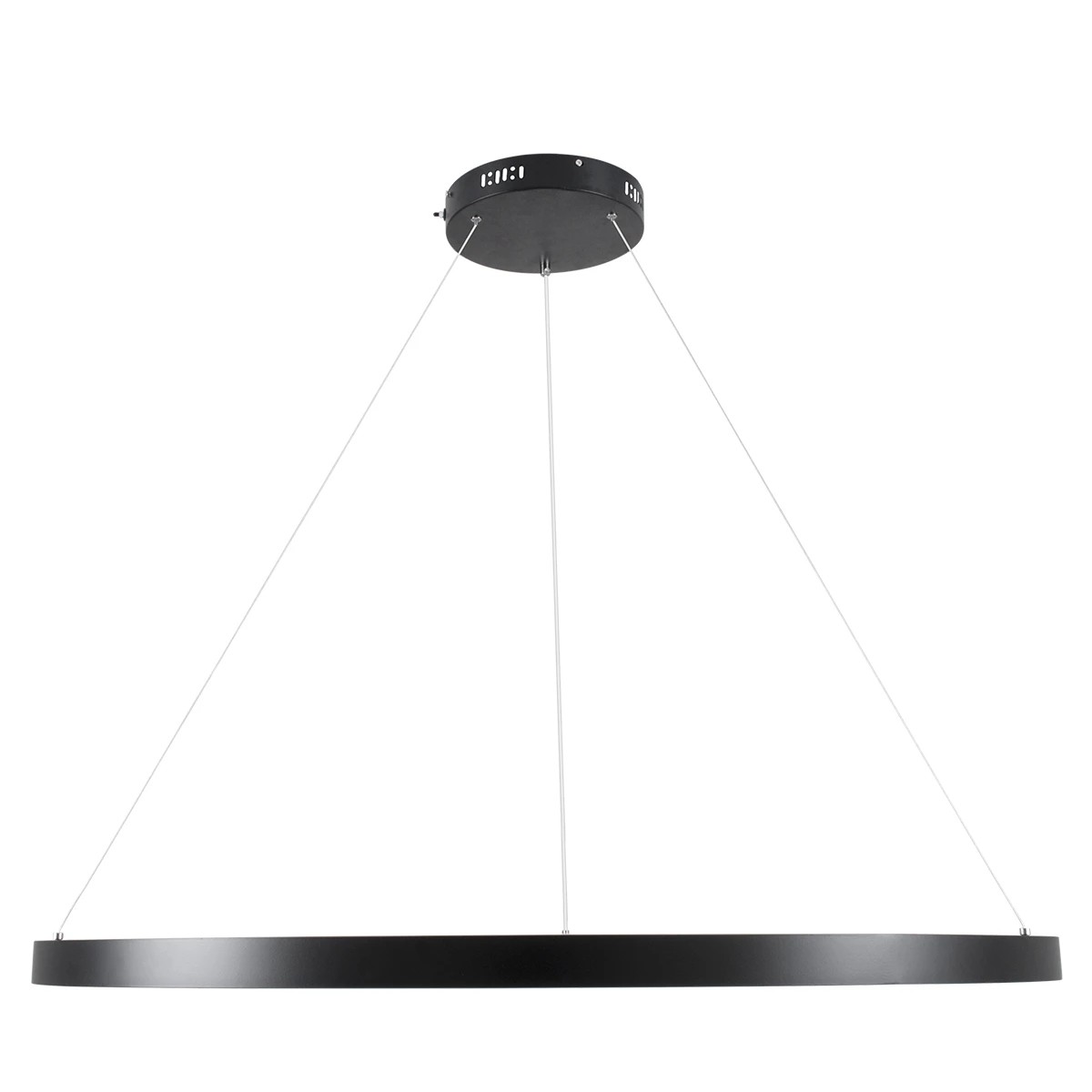 kelvo® NEMESIS KLV-101-0214 Κρεμαστό Φωτιστικό Οροφής LED 75W 7500lm 180° AC 220-240V IP20 Ρυθμιζόμενο Λευκό CCT με Χειριστήριο από 2700K έως 6000K Dimmable - Lumileds SMD Chip - Μαύρο Ματ - Μ100 x Π100 x Υ4cm - 3 Χρόνια Εγγύηση - Image 4