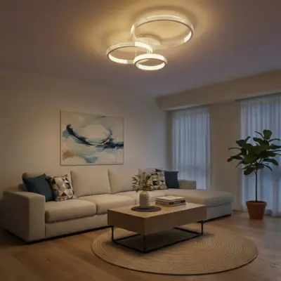 kelvo® DIAMOND KLV-101-0227 Φωτιστικό Οροφής LED 100W 10000lm 360° AC 220-240V IP20 Ρυθμιζόμενο Λευκό CCT με Χειριστήριο από 2700K έως 6000K Dimmable - Lumileds SMD Chip - Λευκό Ματ - Μ80 x Π50 x Υ20cm - 3 Χρόνια Εγγύηση