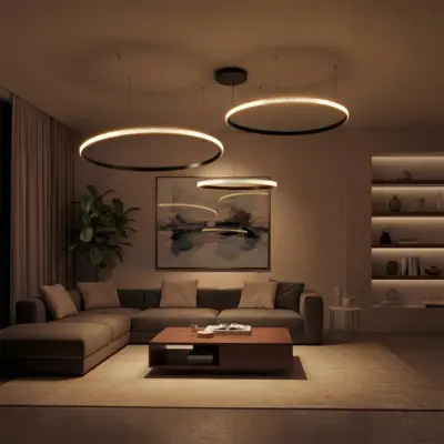 kelvo® DIAMOND KLV-101-0245 Κρεμαστό Φωτιστικό Οροφής LED 150W 15000lm 180° AC 220-240V IP20 Ρυθμιζόμενο Λευκό CCT με Χειριστήριο από 2700K έως 6000K Dimmable - Lumileds SMD Chip - Μαύρο Ματ - Μ170 x Π170 x Υ60cm - 3 Χρόνια Εγγύηση