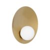 LEDTM® PLATO 203-0278 Vintage Φωτιστικό Τοίχου - Απλίκα με Ντουί 1 x E14 AC 220-240V IP20 - Χρυσό & Λευκό - M40 x Π19 x Υ40cm