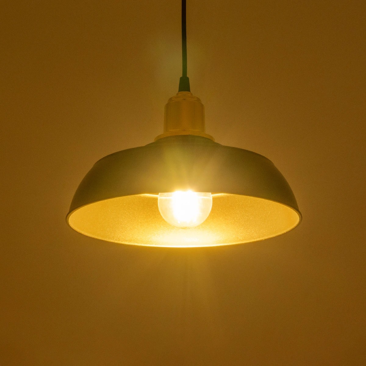 LEDTM® LOAN 203-0279 Μοντέρνο Κρεμαστό Φωτιστικό Οροφής με Ντουί 1 x E27 AC 220-240V IP20 - Μαύρο & Χρυσό - Μ25.5 x Π25.5 x Υ17cm - Image 2