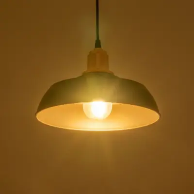 Alternative view of LEDTM® LOAN 203-0280 Μοντέρνο Κρεμαστό Φωτιστικό Οροφής με Ντουί 1 x E27 AC 220-240V IP20 - Μαύρο & Μπρονζέ  - Μ25.5 x Π25.5 x Υ17cm