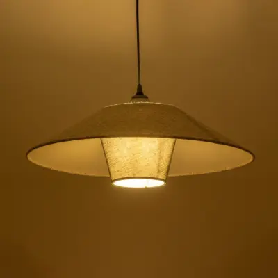 Alternative view of LEDTM® STORM 203-0292 Μοντέρνο Κρεμαστό Φωτιστικό Οροφής με Ντουί 1 x E27 AC 220-240V IP20 - Μαύρο & Γκρί  - Μ50 x Π50 x Υ24cm