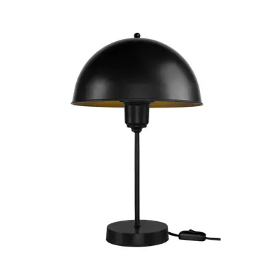 Alternative view of LEDTM® GAZETA 203-0296 Μοντέρνο Επιτραπέζιο Φωτιστικό Πορτατίφ με Ντουί 1 x E27 AC 220-240V IP20 - Μαύρο - Μ25 x Π25 x Υ39cm