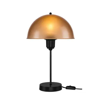 Alternative view of LEDTM® GAZETA 203-0297 Μοντέρνο Επιτραπέζιο Φωτιστικό Πορτατίφ με Ντουί 1 x E27 AC 220-240V IP20 - Μαύρο & Καφέ - Μ25 x Π25 x Υ39cm