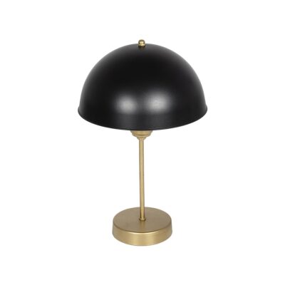 LEDTM® GAZETA 203-0305 Μοντέρνο Επιτραπέζιο Φωτιστικό Πορτατίφ με Ντουί 1 x E27 AC 220-240V IP20 - Μαύρο & Χρυσό - Μ25 x Π25 x Υ39cm