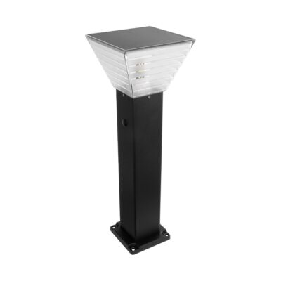 Alternative view of LEDTM® VEGGIE 90549 Φωτιστικό Κολωνάκι Κήπου με Ντουί 1 x E27 60° AC 220-240V Αδιάβροχο IP65 - Μαύρο - Μ20 x Π20 x Υ60cm - 2 Χρόνια Εγγύηση