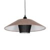 LEDTM® STORM 203-0294 Μοντέρνο Κρεμαστό Φωτιστικό Οροφής με Ντουί 1 x E27 AC 220-240V IP20 - Μαύρο &  Μπεζ - Μ50 x Π50 x Υ24cm
