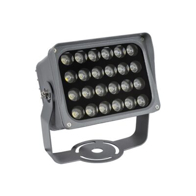 Alternative view of LEDTM® FLOODXENA 90129 Προβολέας Σποτ Wall Washer LED 24W 2760lm 10° AC 220-240V Αδιάβροχο IP65 Φυσικό Λευκό 4500K - Bridgelux SMD Chip - Γκρι Ανθρακί - Μ18 x Π13.5 x Υ18cm - 3 Χρόνια Εγγύηση
