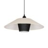 LEDTM® STORM 203-0293 Μοντέρνο Κρεμαστό Φωτιστικό Οροφής με Ντουί 1 x E27 AC 220-240V IP20 - Μαύρο &  Λευκό - Μ50 x Π50 x Υ24cm