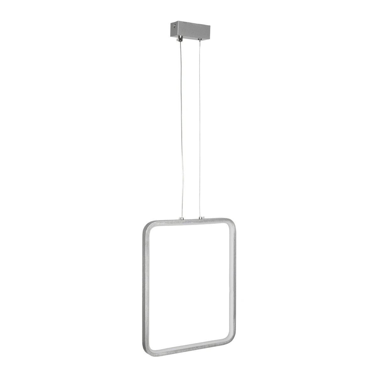 LEDTM® NEROBA 61304 Μοντέρνο Κρεμαστό Φωτιστικό Οροφής LED 18W 1980lm 360° AC 220-240V IP20 Ρυθμιζόμενο Λευκό CCT με On/Off 2700K/4500K/6000K - Lumileds SMD Chip - Νίκελ Βούρτσας - Μ29 x Π2 x Υ36cm - 3 Χρόνια Εγγύηση - Image 2