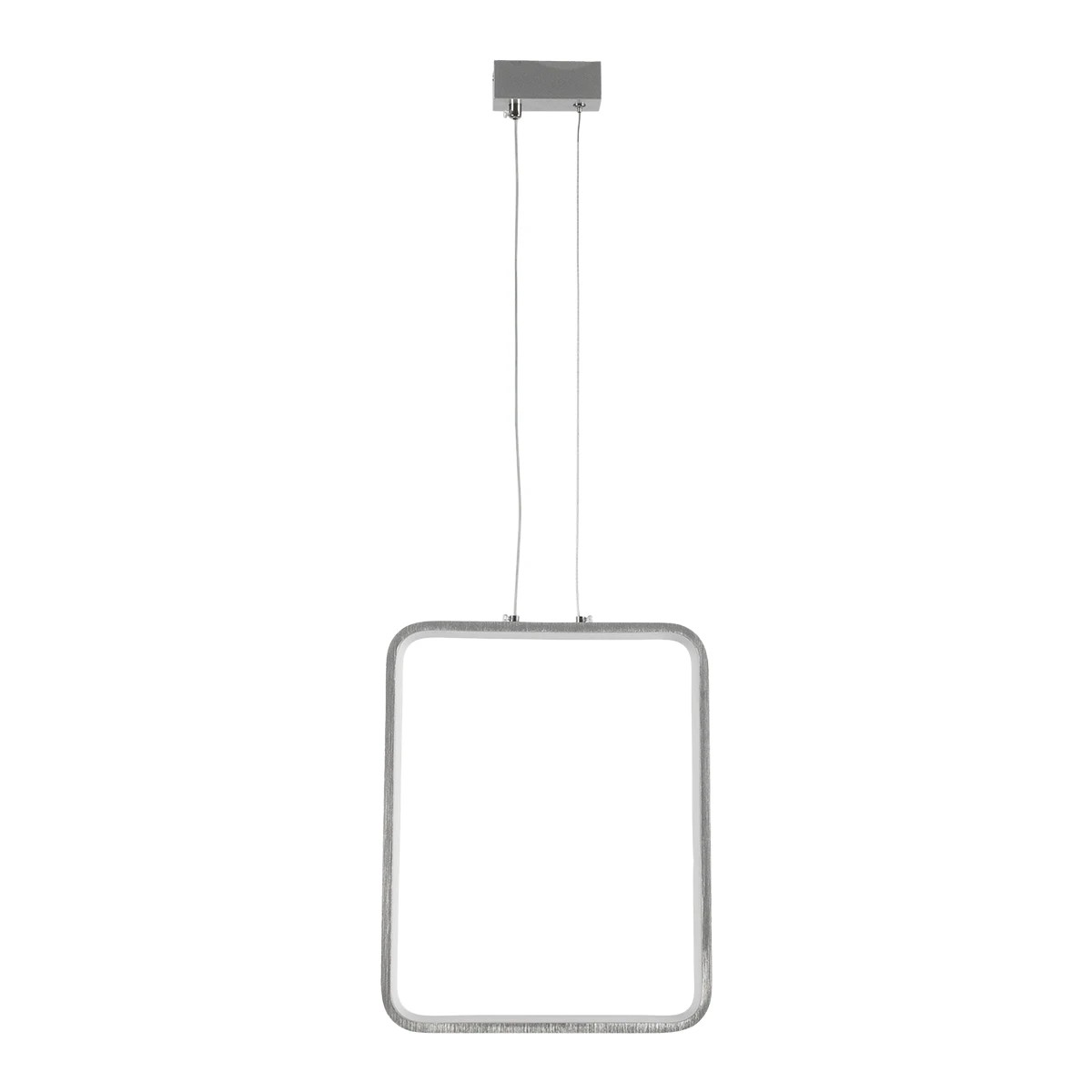LEDTM® NEROBA 61304 Μοντέρνο Κρεμαστό Φωτιστικό Οροφής LED 18W 1980lm 360° AC 220-240V IP20 Ρυθμιζόμενο Λευκό CCT με On/Off 2700K/4500K/6000K - Lumileds SMD Chip - Νίκελ Βούρτσας - Μ29 x Π2 x Υ36cm - 3 Χρόνια Εγγύηση - Image 3