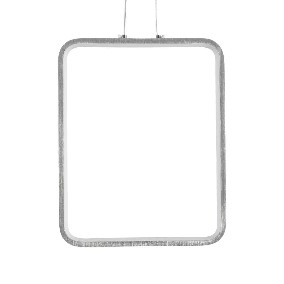 LEDTM® NEROBA 61304 Μοντέρνο Κρεμαστό Φωτιστικό Οροφής LED 18W 1980lm 360° AC 220-240V IP20 Ρυθμιζόμενο Λευκό CCT με On/Off 2700K/4500K/6000K - Lumileds SMD Chip - Νίκελ Βούρτσας - Μ29 x Π2 x Υ36cm - 3 Χρόνια Εγγύηση - Image 4
