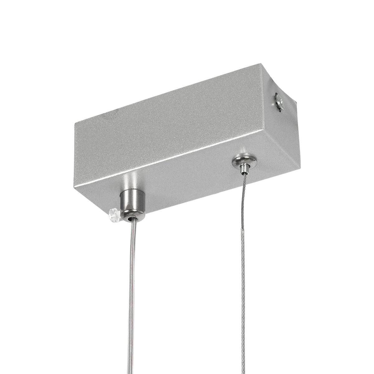 LEDTM® NEROBA 61304 Μοντέρνο Κρεμαστό Φωτιστικό Οροφής LED 18W 1980lm 360° AC 220-240V IP20 Ρυθμιζόμενο Λευκό CCT με On/Off 2700K/4500K/6000K - Lumileds SMD Chip - Νίκελ Βούρτσας - Μ29 x Π2 x Υ36cm - 3 Χρόνια Εγγύηση - Image 6