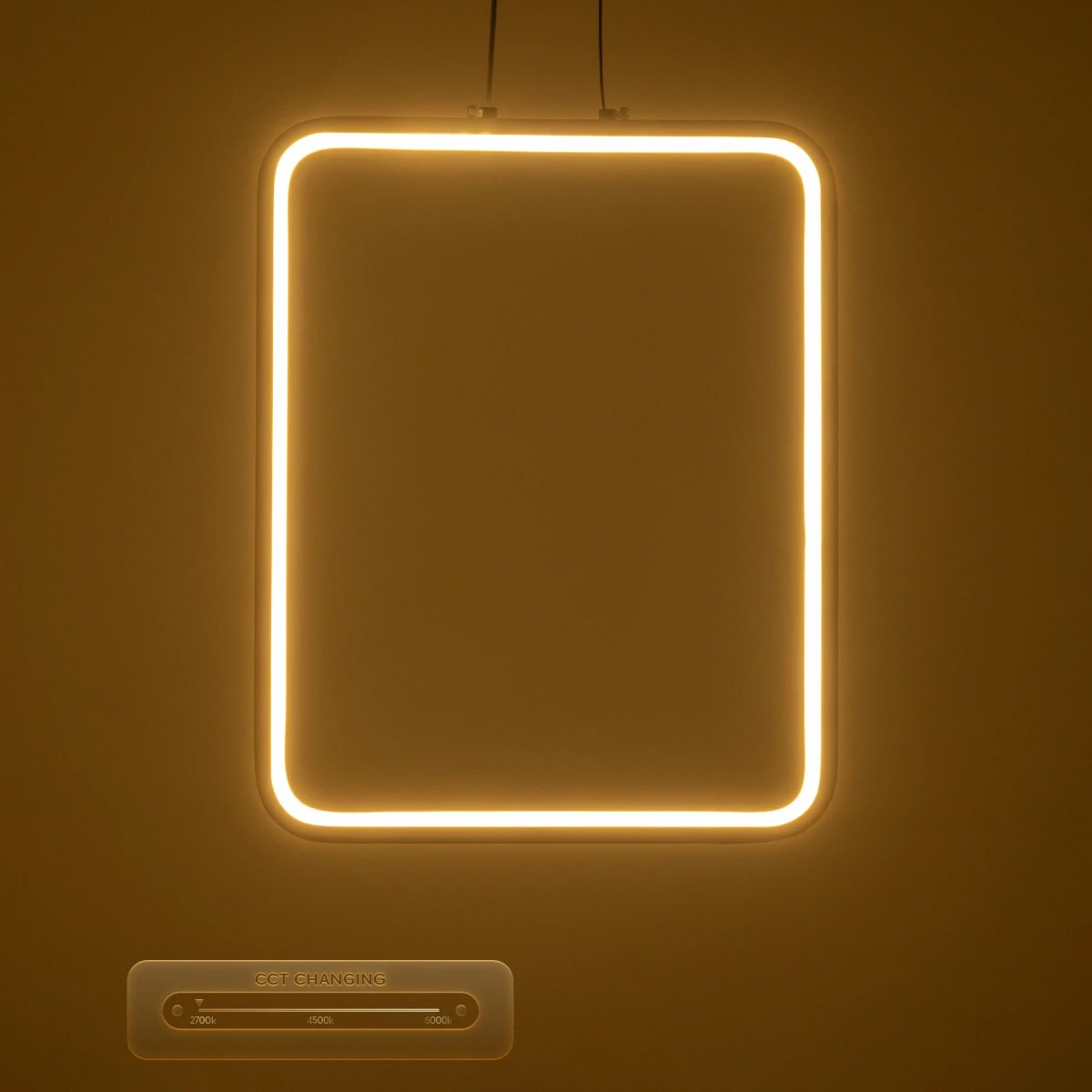 LEDTM® NEROBA 61304 Μοντέρνο Κρεμαστό Φωτιστικό Οροφής LED 18W 1980lm 360° AC 220-240V IP20 Ρυθμιζόμενο Λευκό CCT με On/Off 2700K/4500K/6000K - Lumileds SMD Chip - Νίκελ Βούρτσας - Μ29 x Π2 x Υ36cm - 3 Χρόνια Εγγύηση - Image 7