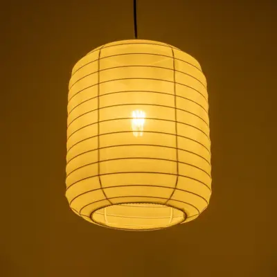 Alternative view of LEDTM® ROMINA 62000 Μοντέρνο Κρεμαστό Φωτιστικό Οροφής με Ντουί 1 x E27 AC 220-240V IP20 - Λευκό - Μ30 x Π30 x Υ35cm