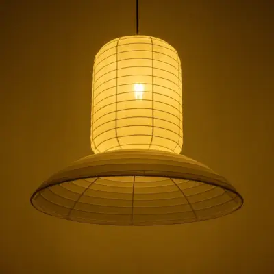 Alternative view of LEDTM® ROMINA 62003 Μοντέρνο Κρεμαστό Φωτιστικό Οροφής με Ντουί 1 x E27 AC 220-240V IP20 - Λευκό - Μ60 x Π60 x Υ48cm