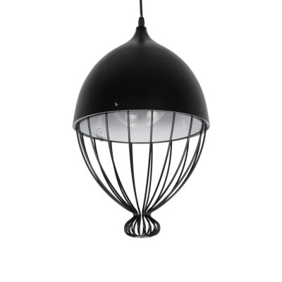 LEDTM® SOBRINO 999-0111 Vintage Κρεμαστό Φωτιστικό Οροφής με Ντουί 1 x E27 AC 220-240V IP20 - Μαύρο - Μ28 x Π28 x Υ47cm