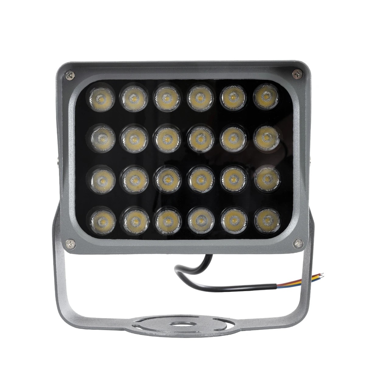 LEDTM® FLOODXENA 90129 Προβολέας Σποτ Wall Washer LED 24W 2760lm 10° AC 220-240V Αδιάβροχο IP65 Φυσικό Λευκό 4500K - Bridgelux SMD Chip - Γκρι Ανθρακί - Μ18 x Π13.5 x Υ18cm - 3 Χρόνια Εγγύηση - Image 5
