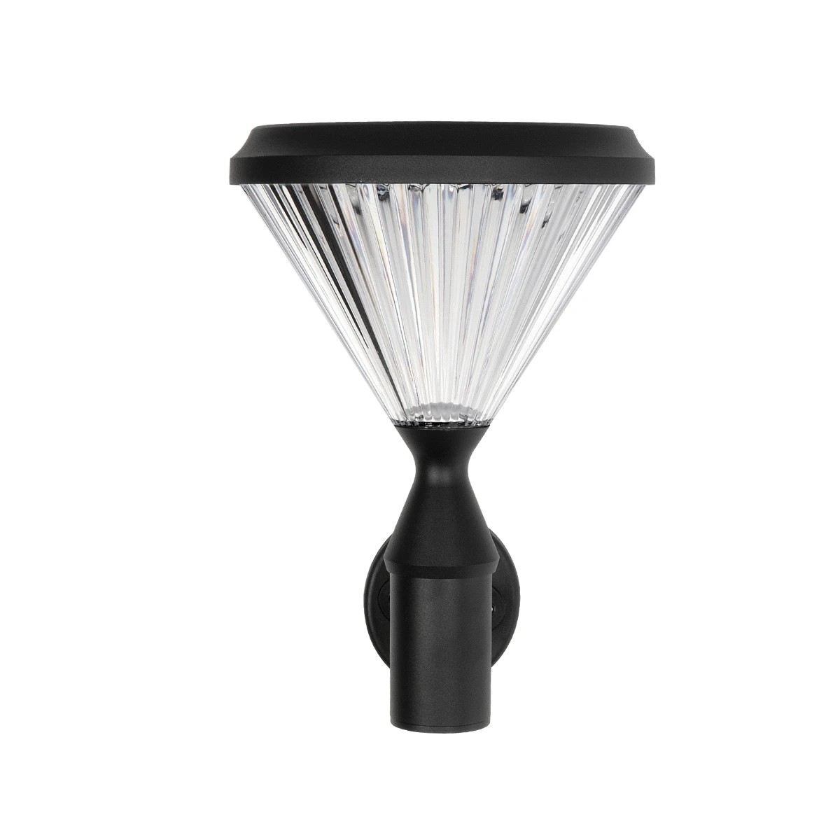 LEDTM® SOLARTIS 90527 Μοντέρνο Φωτιστικό Τοίχου - Απλίκα LED 10W 1000lm 180° με Ενσωματωμένο Φωτοβολταϊκό Panel 6V 5W & Επαναφορτιζόμενη Μπαταρία Li-ion 3.2V 6000mAh με Αισθητήρα Ημέρας-Νύχτας Αδιάβροχο IP65 Ψυχρό Λευκό 6000K - Sanan SMD Chip - Μαύρο - Μ26.5 x Π30 x Υ40cm - 2 Χρόνια Εγγύηση - Image 4
