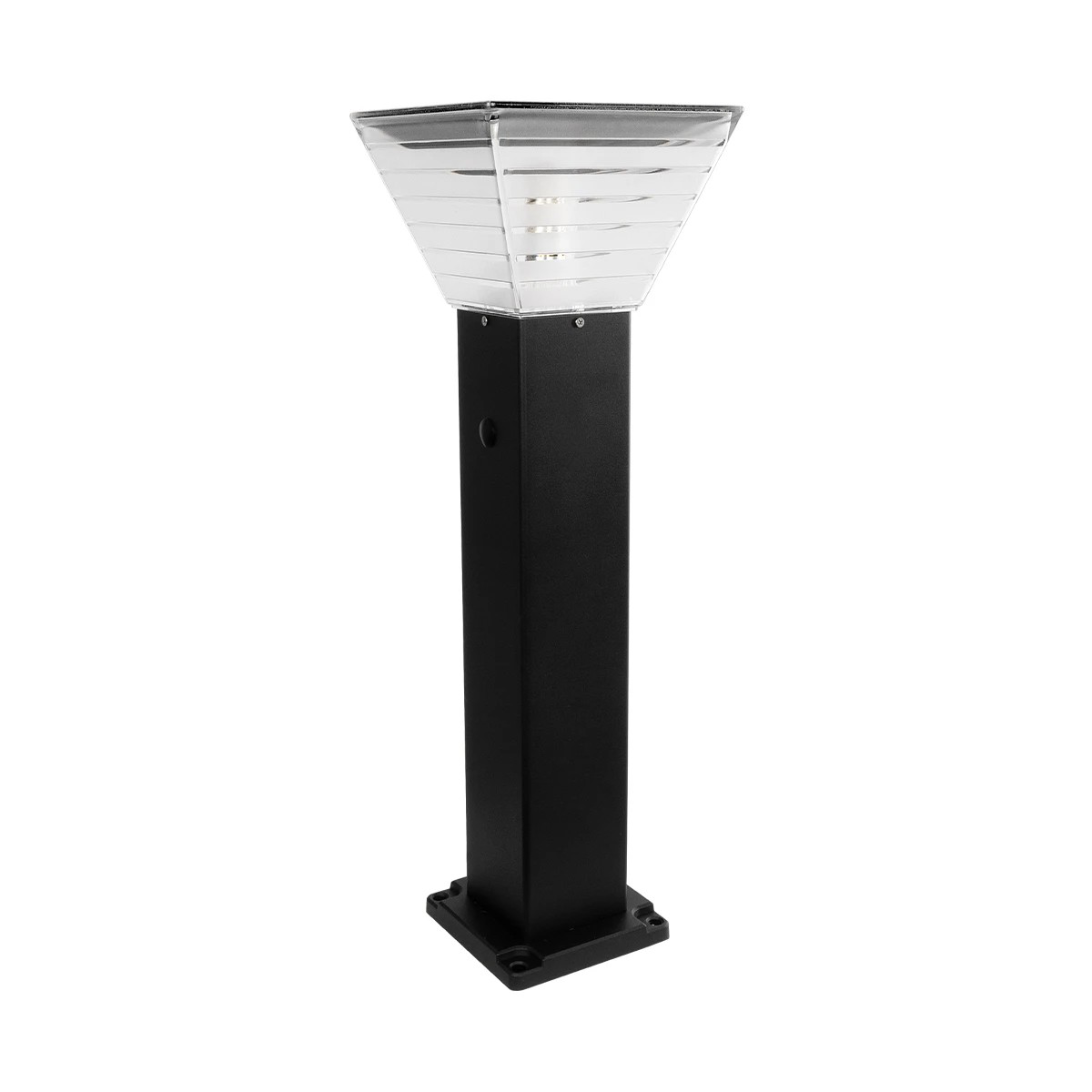 LEDTM® VEGGIE 90549 Φωτιστικό Κολωνάκι Κήπου με Ντουί 1 x E27 60° AC 220-240V Αδιάβροχο IP65 - Μαύρο - Μ20 x Π20 x Υ60cm - 2 Χρόνια Εγγύηση - Image 3