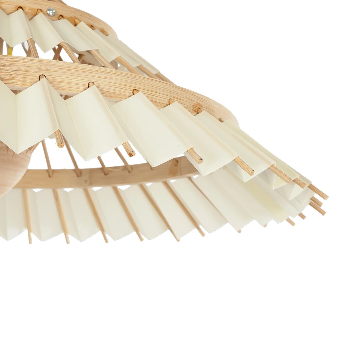 LEDTM® VENTALIA 999-0068 Boho Κρεμαστό Φωτιστικό Οροφής με Ντουί 1 x E27 AC 220-240V IP20 - Μπεζ - Μ40 x Π40 x Y23cm - Image 8