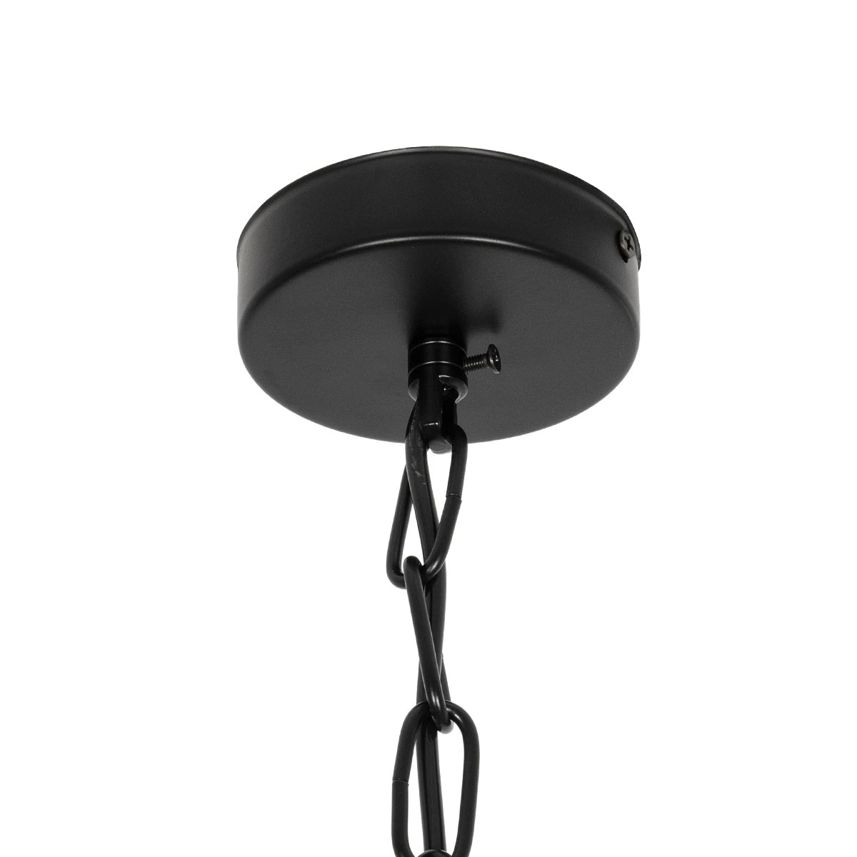 LEDTM® DASTAR 999-0091 Vintage Κρεμαστό Φωτιστικό Οροφής με Ντουί 4 x E27 AC 220-240V IP20 - Μαύρο & Λευκό - Μ42 x Π42 x Υ43cm - Image 9