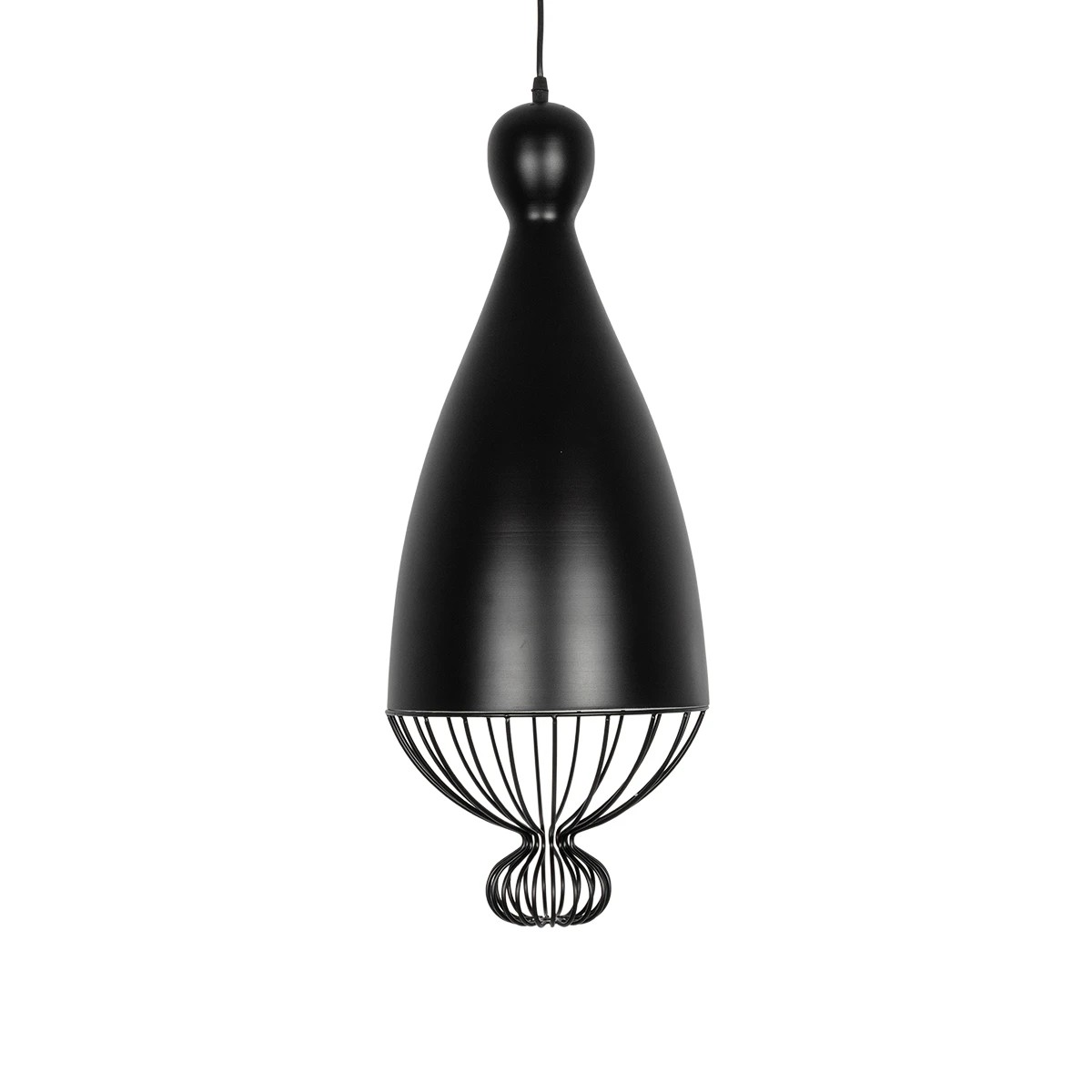 LEDTM® SOBRINO 999-0110 Vintage Κρεμαστό Φωτιστικό Οροφής με Ντουί 1 x E27 AC 220-240V IP20 - Μαύρο - Μ26 x Π26 x Υ70cm - Image 4