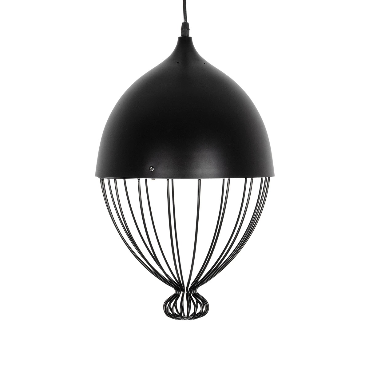 LEDTM® SOBRINO 999-0111 Vintage Κρεμαστό Φωτιστικό Οροφής με Ντουί 1 x E27 AC 220-240V IP20 - Μαύρο - Μ28 x Π28 x Υ47cm - Image 4