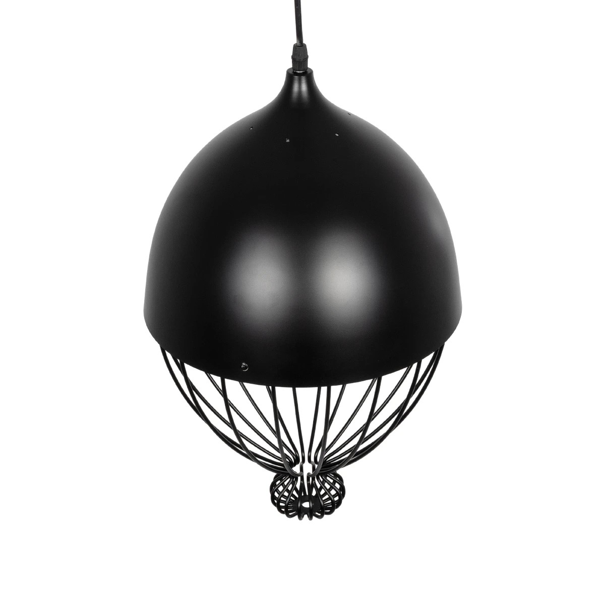 LEDTM® SOBRINO 999-0111 Vintage Κρεμαστό Φωτιστικό Οροφής με Ντουί 1 x E27 AC 220-240V IP20 - Μαύρο - Μ28 x Π28 x Υ47cm - Image 6