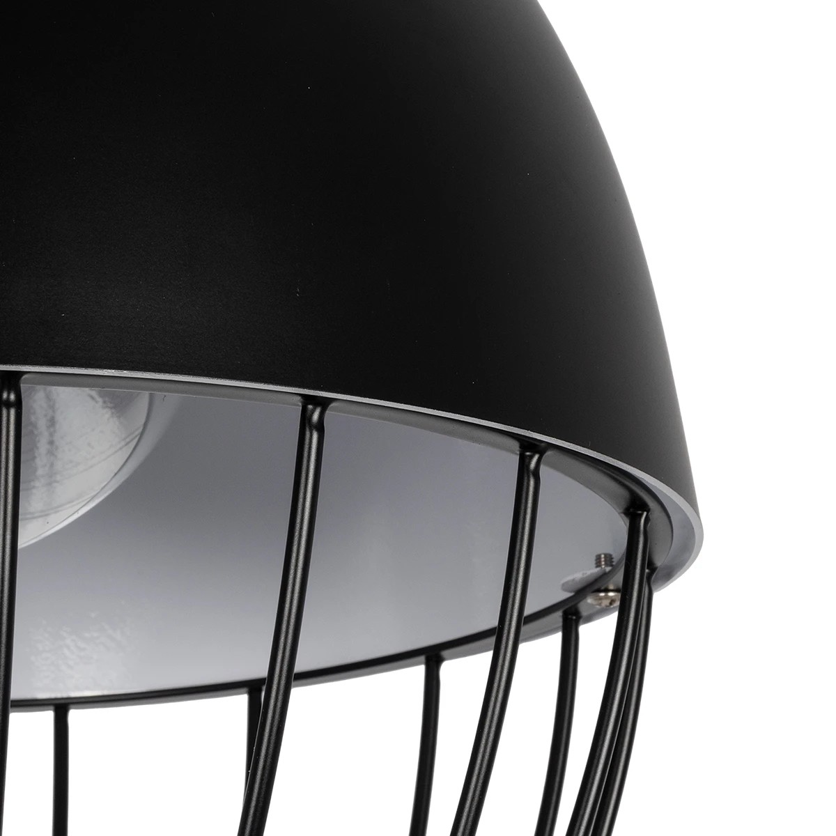 LEDTM® SOBRINO 999-0111 Vintage Κρεμαστό Φωτιστικό Οροφής με Ντουί 1 x E27 AC 220-240V IP20 - Μαύρο - Μ28 x Π28 x Υ47cm - Image 8