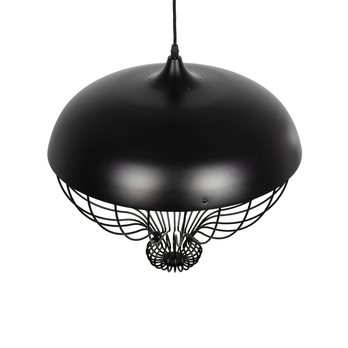 LEDTM® SOBRINO 999-0112 Vintage Κρεμαστό Φωτιστικό Οροφής με Ντουί 1 x E27 AC 220-240V IP20 - Μαύρο - Μ45 x Π45 x Υ45cm - Image 6