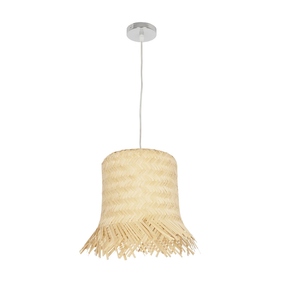 LEDTM® HAWAII 999-0125 Boho Κρεμαστό Φωτιστικό Οροφής με Ντουί 1 x E27 AC 220-240V IP20 - Μπεζ - Μ30 x Π30 x Υ30cm - Image 3